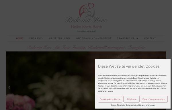 Vorschau von www.rede-mit-herz.de, Rede mit Herz - Heike Koch-Barth