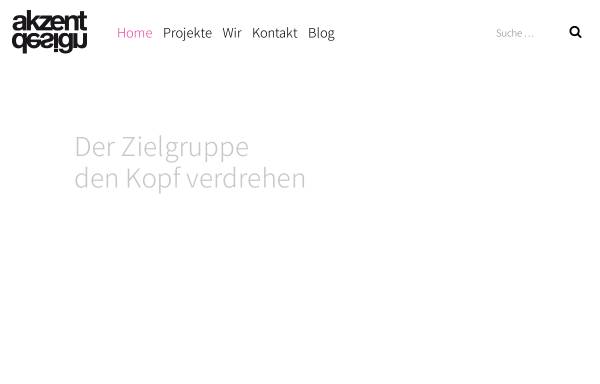 Vorschau von www.akzent-design.de, akzent design Werbeagentur