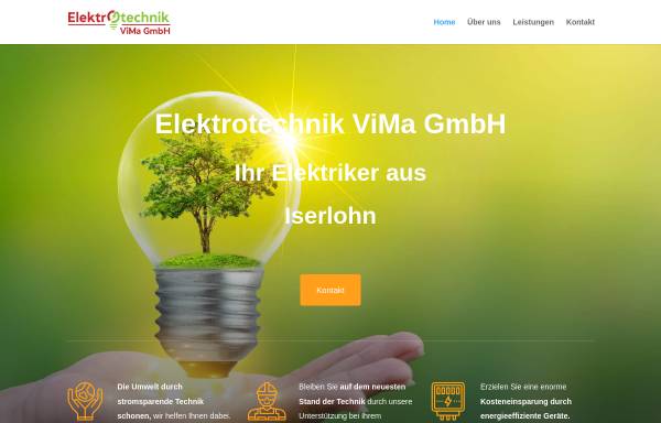 Vorschau von elektrotechnik-vima.de, Elektrotechnik ViMa GmbH