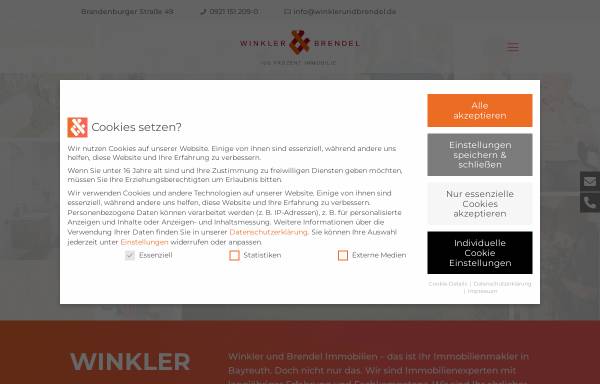 Vorschau von www.winklerundbrendel.de, Winkler und Brendel Immobilien GbR