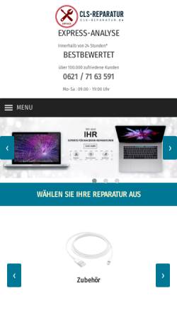 Vorschau der mobilen Webseite macbook-repaircenter.de, CLS Macbook Repaircenter