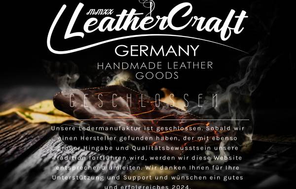 Vorschau von hand-made24.de, Ledermanufaktur LeatherCraft Germany