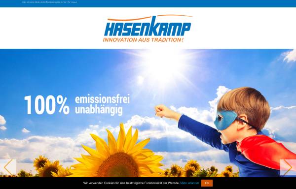 Vorschau von www.hasenkamp-brennstoffzelle.de, Hasenkamp GmbH