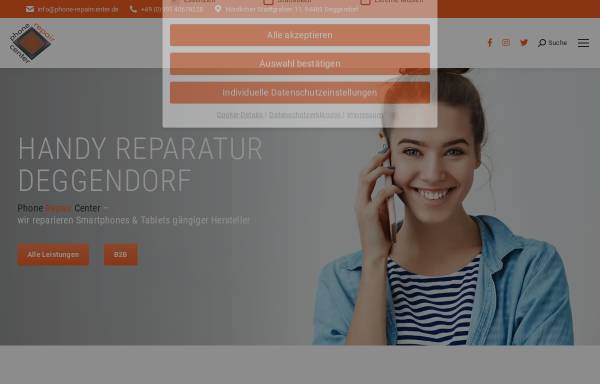 Vorschau von phone-repaircenter.de, Phone Repair Center - Handy Reparatur Deggendorf