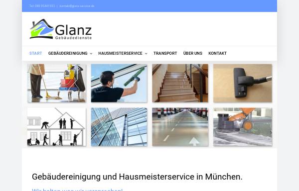 Vorschau von glanz-service.de, Glanz Gebäudedienste e.K.