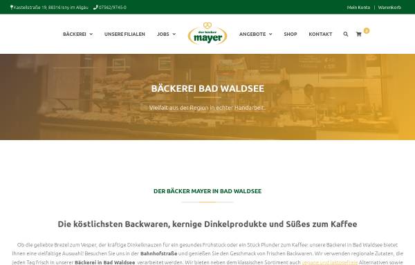 Vorschau von der-baecker-mayer.de, Der Bäcker Mayer