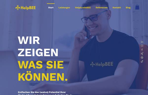 Vorschau von www.helpbee.de, Helpbee