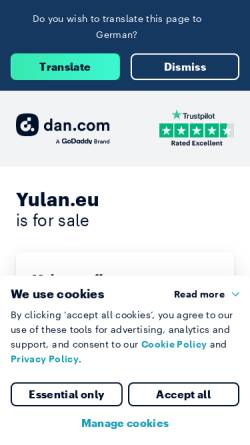 Vorschau der mobilen Webseite yulan.eu, Restaurant Yulan