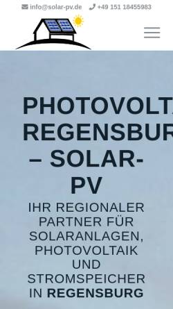 Solar-PV - Photovoltaik und Stromspeicher Regensburg