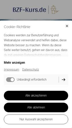 BZF 1 und BZF 2 Sprechfunk-Kurse