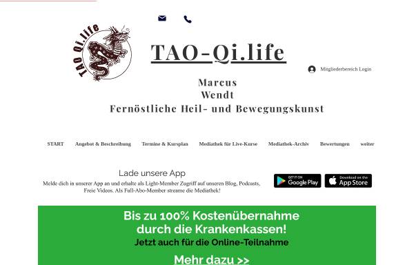 Vorschau von www.tao-qi.life, Tao Qi Chemnitz