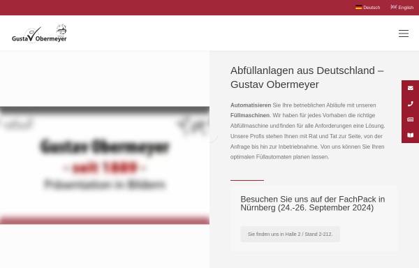 Vorschau von gustav-obermeyer.com, Gustav Obermeyer GmbH & Co. KG
