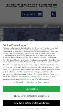 Vorschau der mobilen Webseite kellermann-kohlrautz.de, Rechtsanwälte Kellermann & Kohlrautz - Familienrecht und Erbrecht