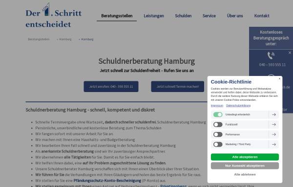 Vorschau von www.adn-schuldnerberatung.de, ADN Schuldner- und Insolvenzberatung gGmbH