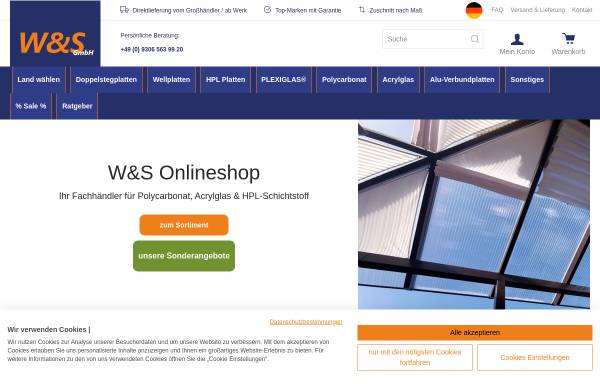 Vorschau von www.ws-onlineshop.de, W&S Onlineshop
