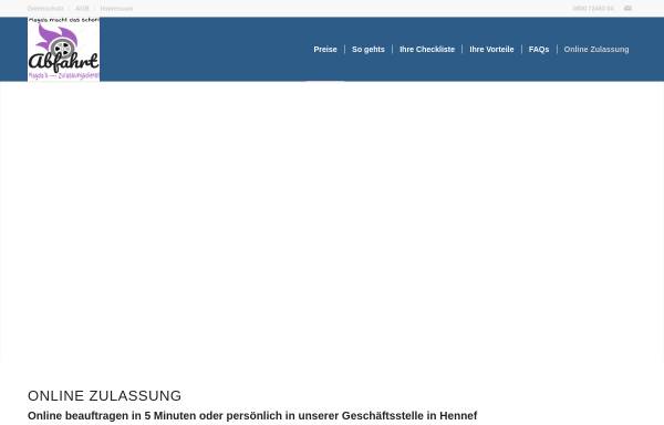 Vorschau von www.magdas-zulassungsdienst.de, Abfahrt - Magdas Zulassungsdenst