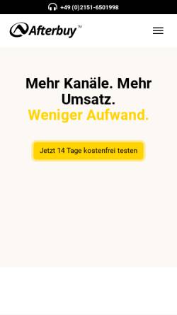 Vorschau der mobilen Webseite www.afterbuy.de, Afterbuy.de