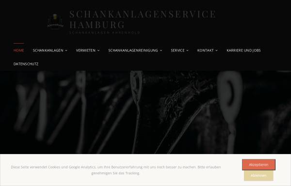 Vorschau von www.schankanlagenservice-hamburg.de, Schankanlagen Ahrenhold
