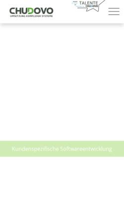 Vorschau der mobilen Webseite chudovo.de, Chudovo OÜ - Complex System Implementation