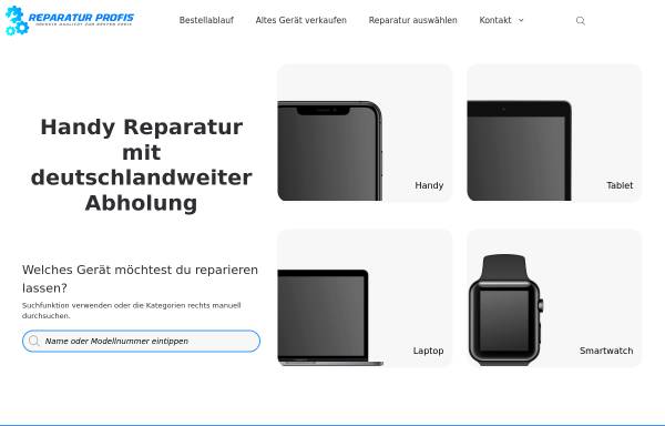 Vorschau von www.reparaturen-profis.de, Reparatur Profis GmbH