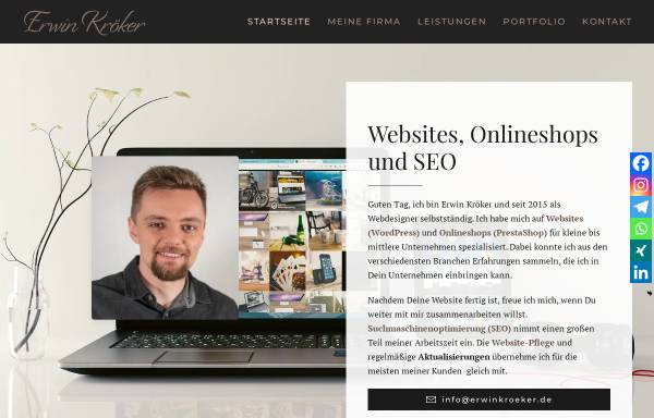 Erwin Kröker - Webdesign