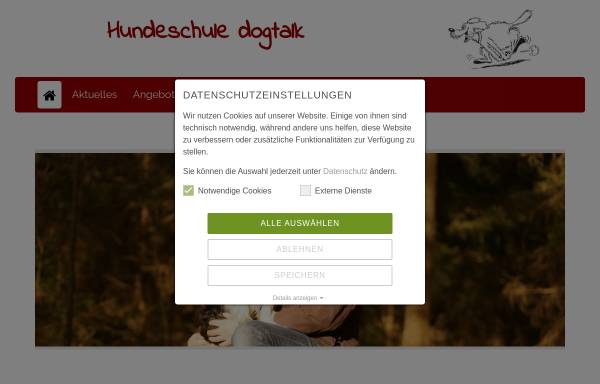 Vorschau von www.hundeschule-dogtalk.de, Dogtalk