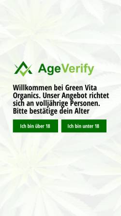 Vorschau der mobilen Webseite green-vita-organics.de, Green-Vita-Organics UG
