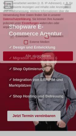 Vorschau der mobilen Webseite www.immerce.de, Immerce GmbH