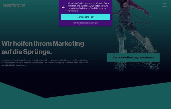 Vorschau von leapfrogger.de, leapfrogger | Marketing & Webentwicklung