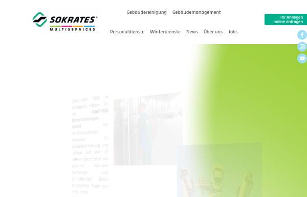 Vorschau von www.sokrates-dienstleistungen.de, SOKRATES Dienstleistungen GmbH