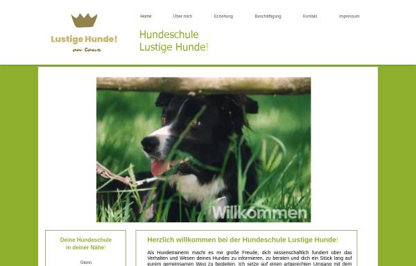 Vorschau von www.lustigehunde.de, Hundeschule Lustige Hunde!