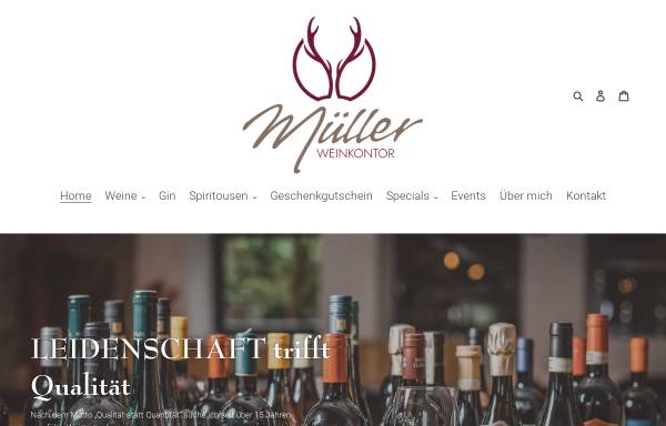 Vorschau von muellerweinkontor.de, Müller Weinkontor