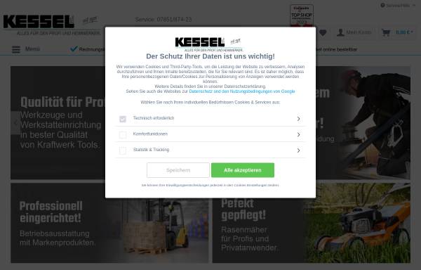 Vorschau von www.j-kesselshop.de, J. Kessel GmbH & Co KG