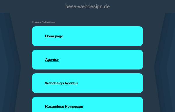 Vorschau von www.besa-webdesign.de, Besa Webdesign