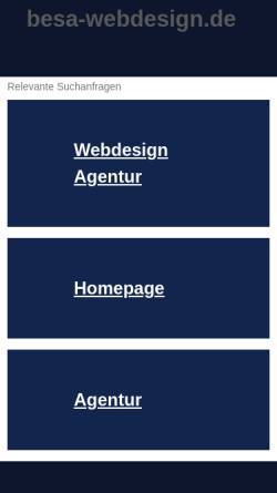 Vorschau der mobilen Webseite www.besa-webdesign.de, Besa Webdesign