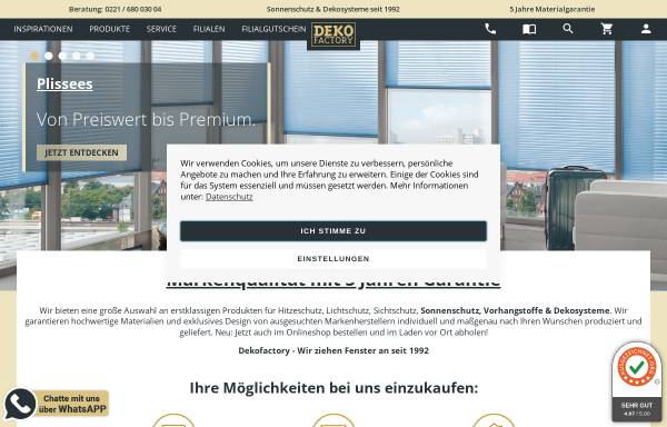 Vorschau von www.dekofactory.de, Dekofactory