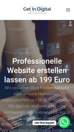 Vorschau der mobilen Webseite www.websitexperts.de, WebsiteXperts