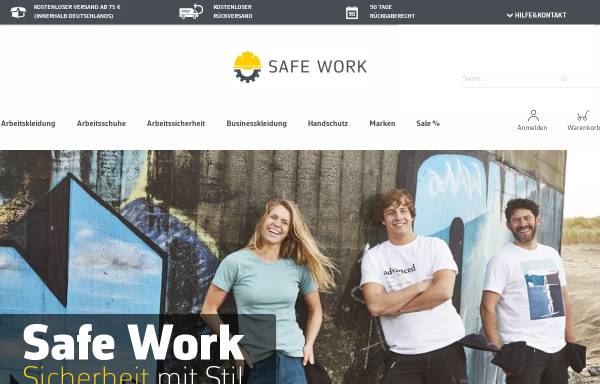 Vorschau von www.safe-work.de, Reidl GmbH & Co. KG