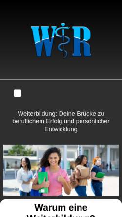 Vorschau der mobilen Webseite www.weiterbildungen-reinhold.de, Weiterbildungen-Reinhold