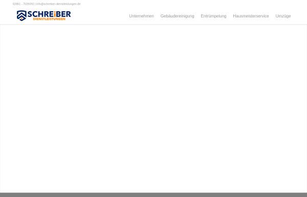 Vorschau von www.schreiber-dienstleistungen.de, Schreiber Dienstleistungen