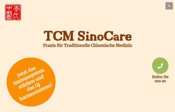 Vorschau von www.tcmsino.care, TCM SinoCare Bern