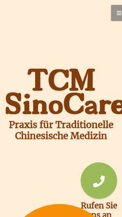 Vorschau der mobilen Webseite www.tcmsino.care, TCM SinoCare Bern