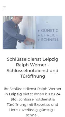 Vorschau der mobilen Webseite schluesseldienst-leipzig.online, Schlüsseldienst & Türnotöffnung Leipzig