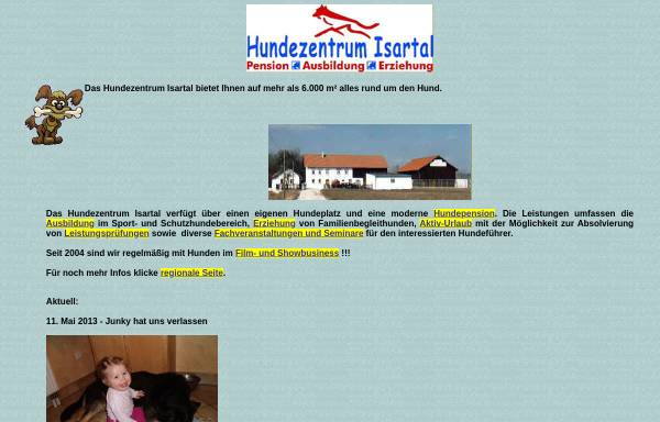 Vorschau von www.hundezentrum-isartal.de, Hundezentrum Isartal