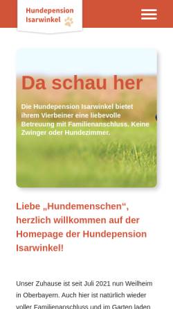 Vorschau der mobilen Webseite www.mensch-mit-hund.de, Mensch mit Hund Schule