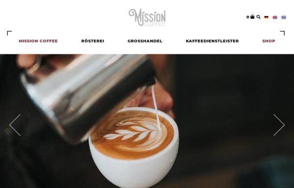 Vorschau von www.mission-coffee.com, Mission Coffee ; Mission GmbH