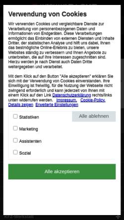 Vorschau der mobilen Webseite autohaus-tacke.de, Autohaus Tacke Inh. Jörn Tacke