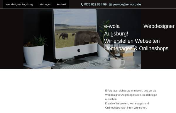 Vorschau von www.e-wola.de, e-wola Webdesign