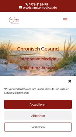 Vorschau der mobilen Webseite mitomedical.de, MitoMedical Center - Christina Stark-Steffens