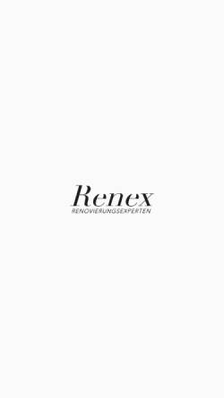 Vorschau der mobilen Webseite www.renex.ch, RENEX